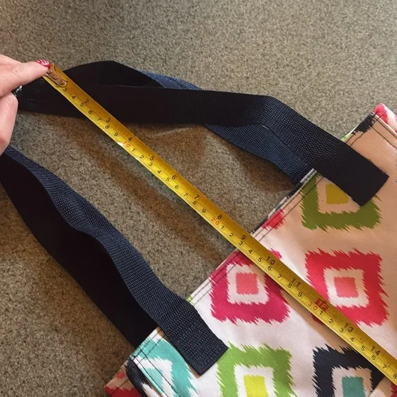 Thirty-One 31 Tall Organizing Tote Candy Corners Zip Top - Picture 14 of 15